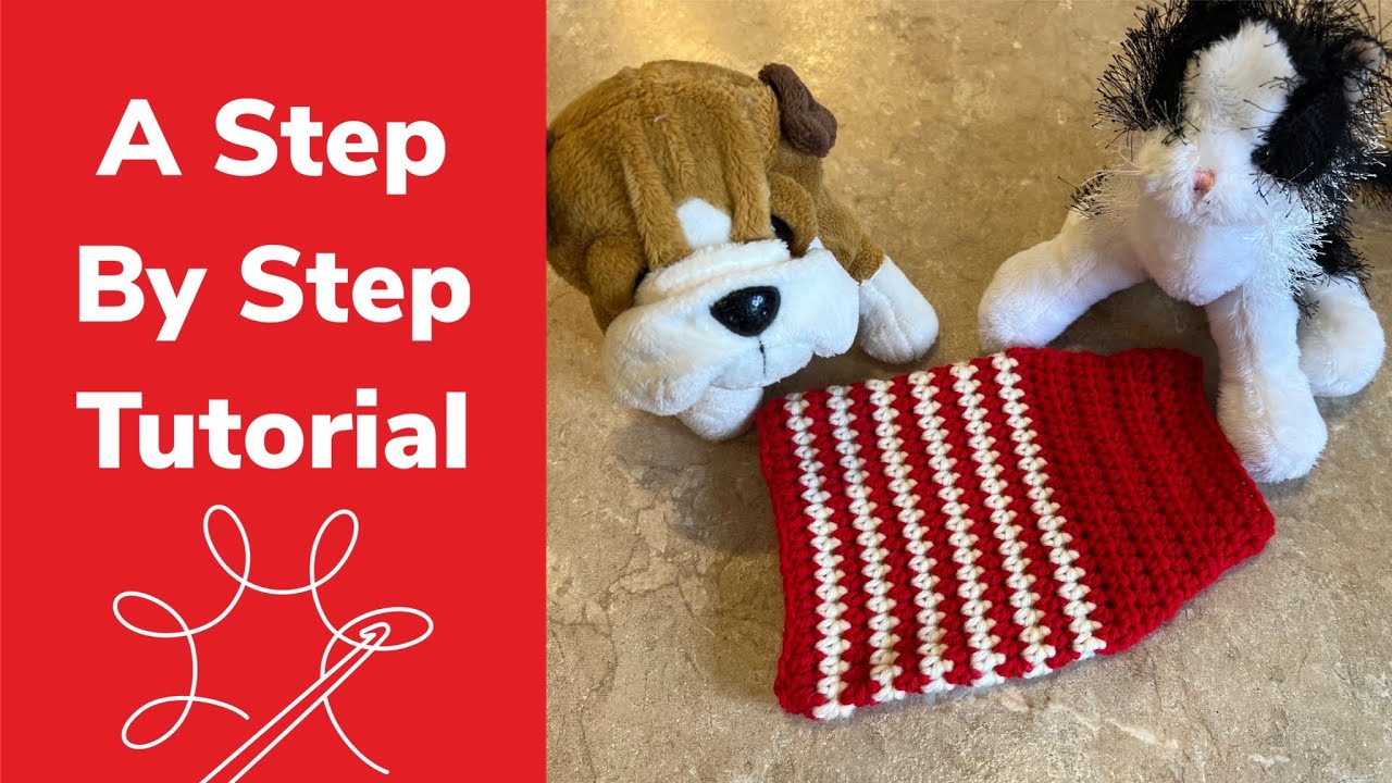 Striped Xsmall Pet Sweater Crochet Tutorial