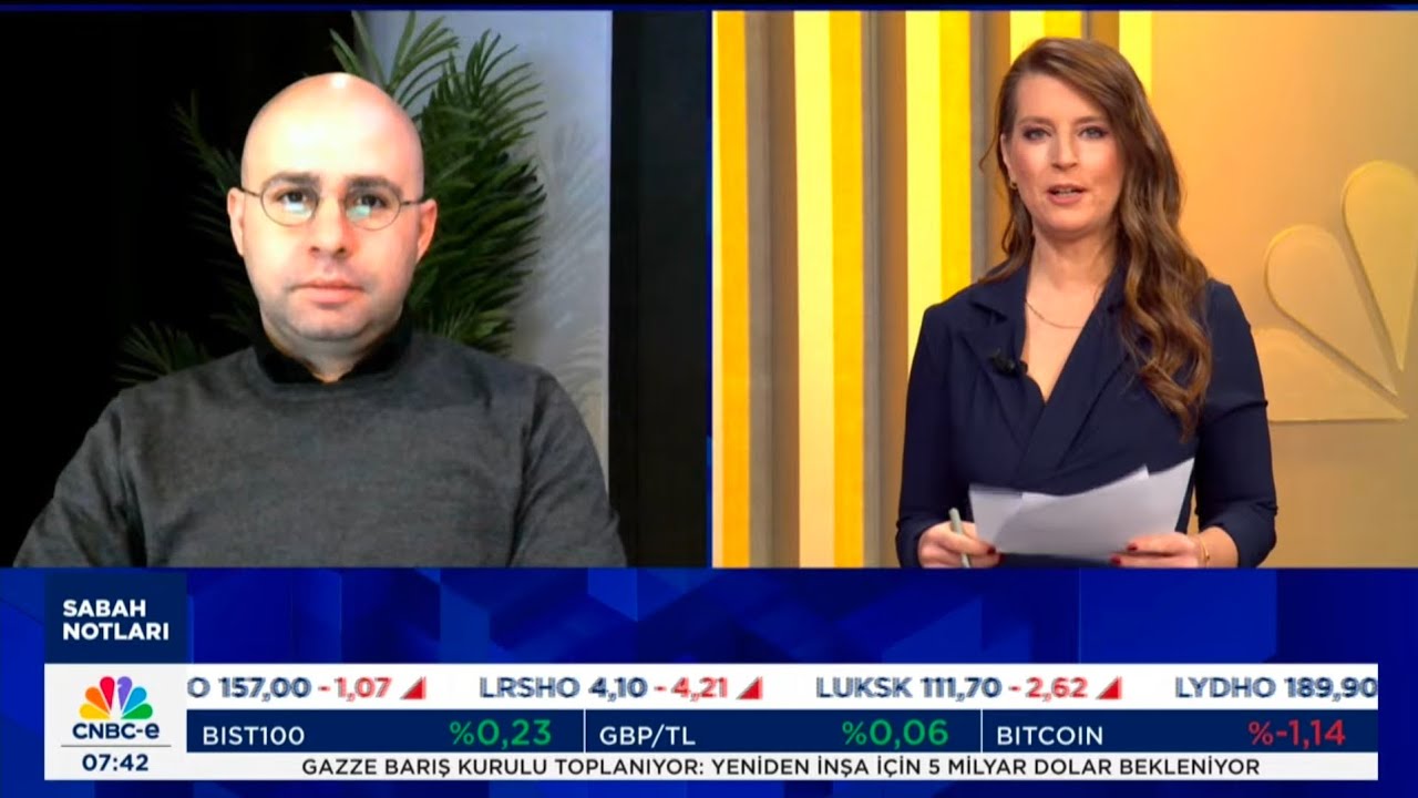Vahap Taştan - Reyhan Baysan 19 Şubat 2026 Cnbc-e Yayını - EREGL, SISE, BIST100, Petrol ve Fed 