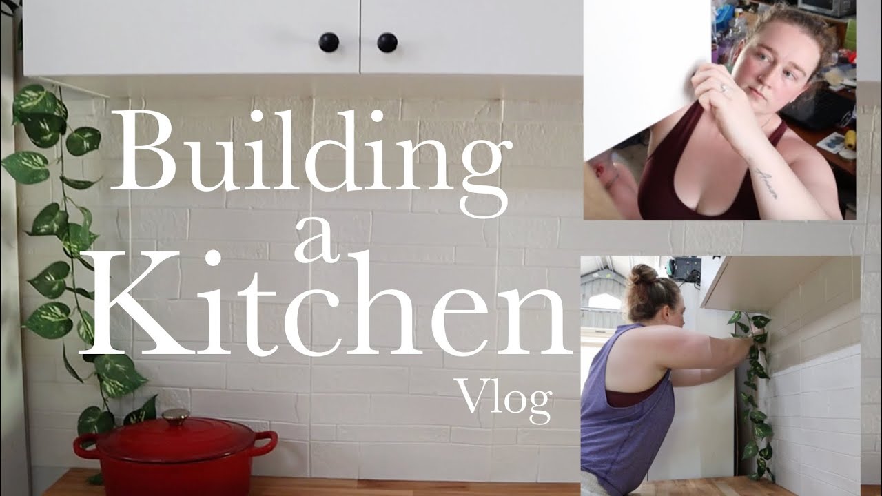 Building a Budget Kitchen from Bunnings | Under $1,000 DIY Kitchen Vlog