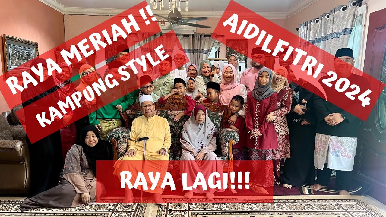 BALIK KAMPUNG RAYA 2024. CARA KAMPUNG MERIAH