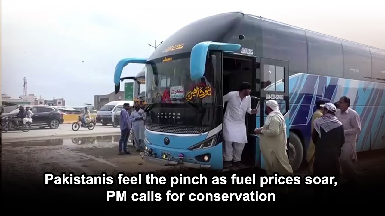 Pakistanis feel the pinch as fuel prices soar, PM calls for conservation