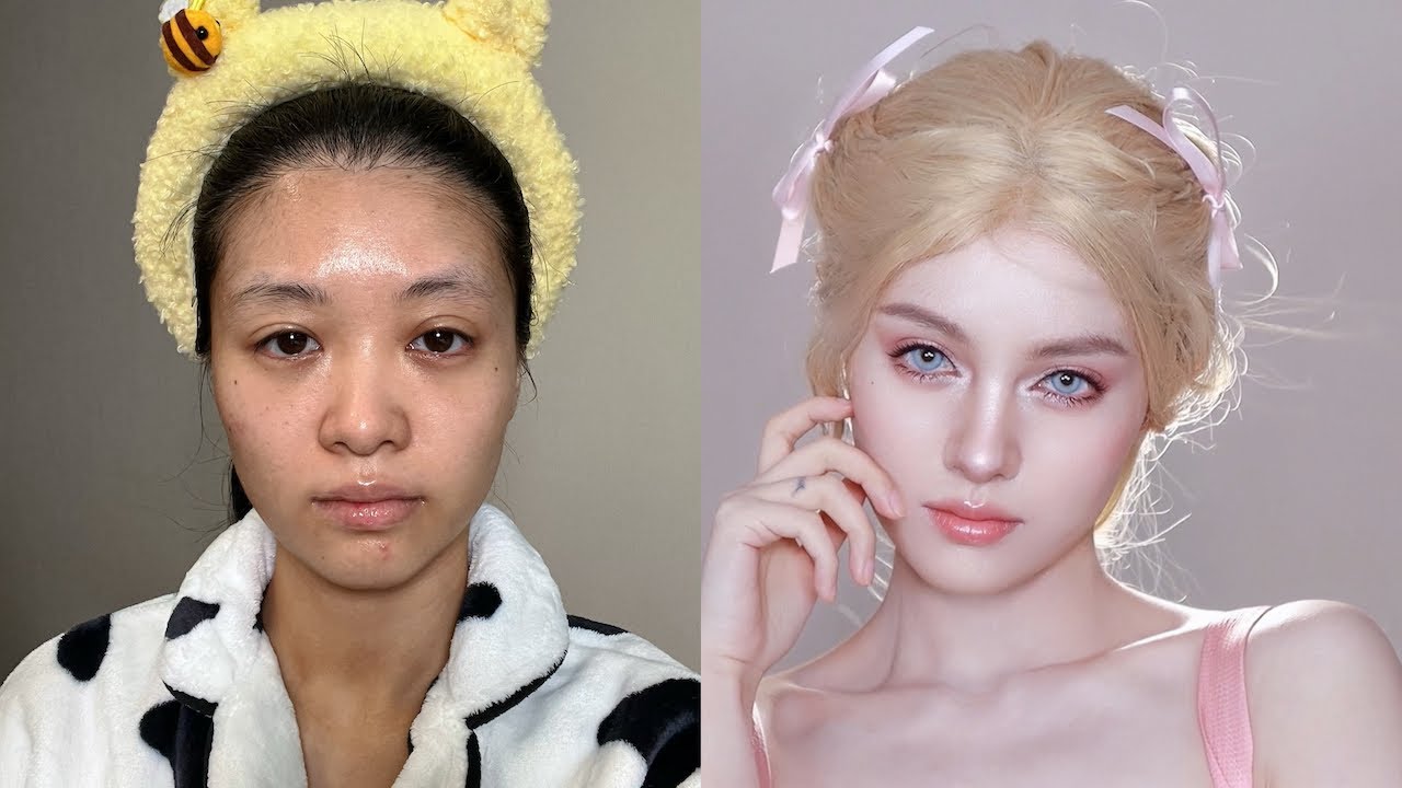 ENG) 混血感清透妆容超详细教程 Vlada Roslyakova Inspired Fairy-like Model Beauty Makeup Tutorial | April的草莓啊