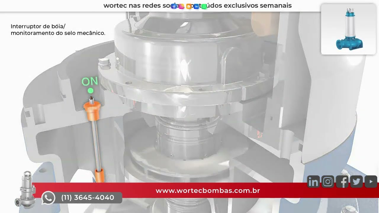 Bomba Submersível KSB – Amarex KRT N BR WorTEC Bombas