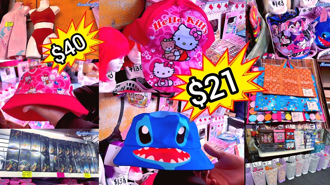 Tienda BARATA en PEÑA 😱 Tiene de TODO | Gorras, Papeleria, Bolsas de Lona, Cosmeticos, Accesorios.. 