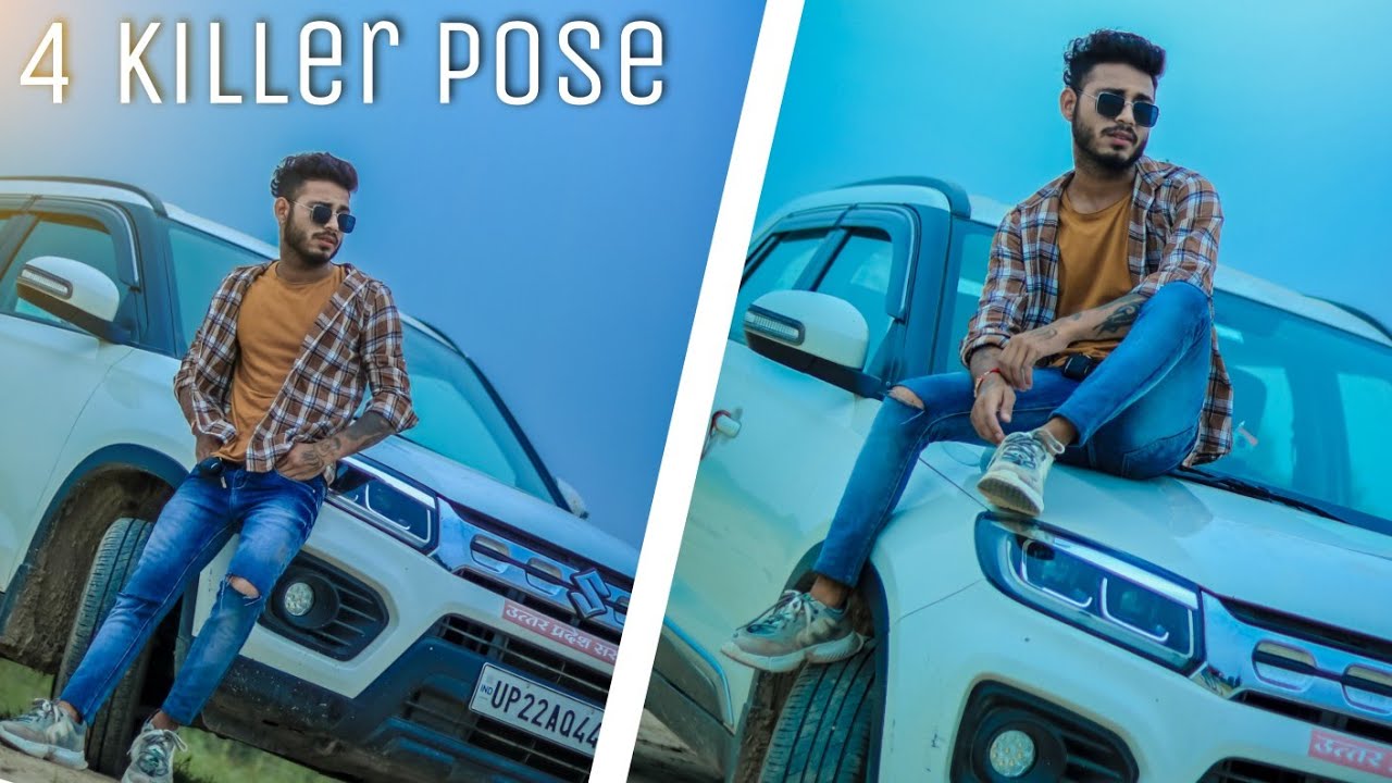 4Killer Photoshoot Pose with Car #Photoshoot Vlog AKASHCHAUDHARY0