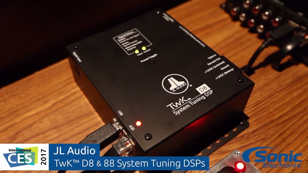 JL Audio TwK System Tuning DSPs и программное обеспечение для управления TüN DSP | CES 2017
