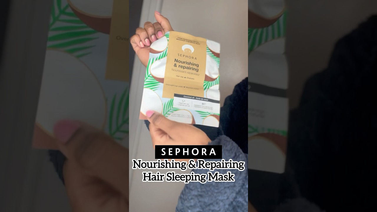 How to Use the Sephora Hair Sleeping Mask 💤| Nourishing & Repairing Overnight Treatment Results!