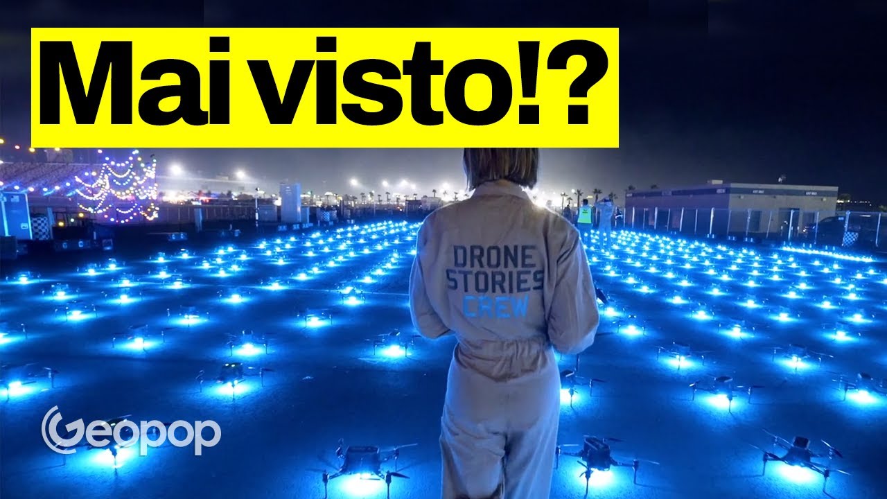 Drone-show: come vengono progettati gli spettacoli con i droni luminosi
