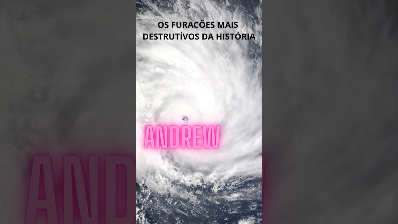 Furac&otilde;es Furiosos - 5&deg; Lugar - Furac&atilde;o Andrew #furac&otilde;es #andrew  #geografia