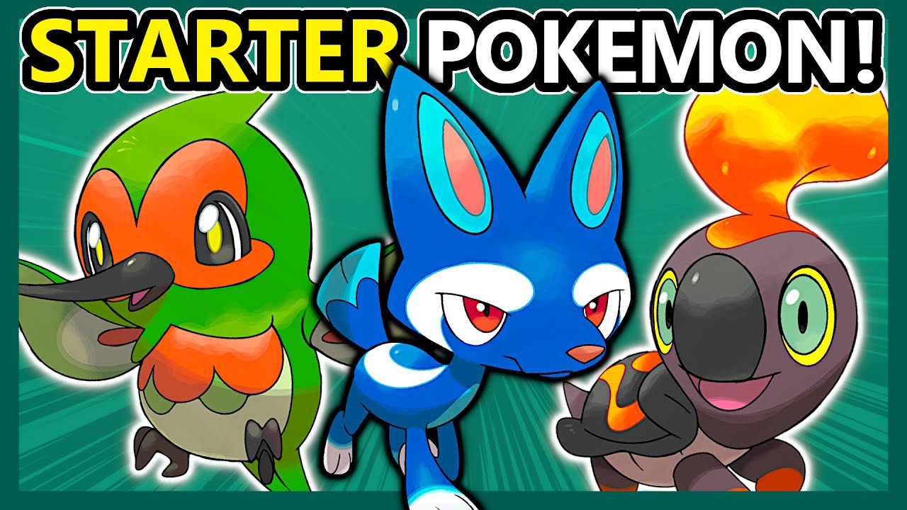 The STARTER Pokemon of my CALIFORNIA Region!