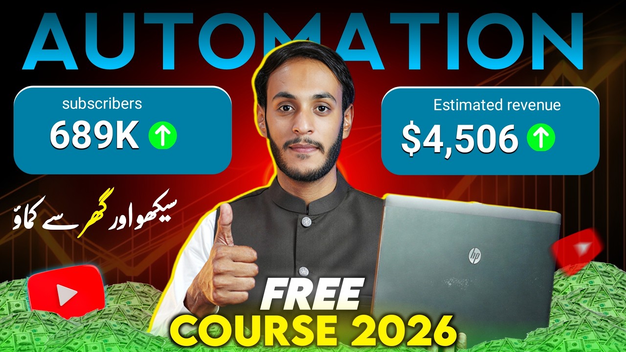 Kurs automatyzacji YouTube dla początkujących | Kompletny przewodnik krok po kroku (2026)