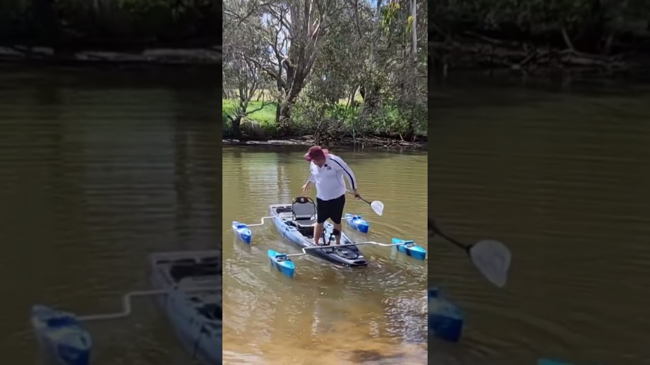 СУПЕРСТАБИЛЬНЫЙ РЫБОЛОВНЫЙ КАЯК #шорты