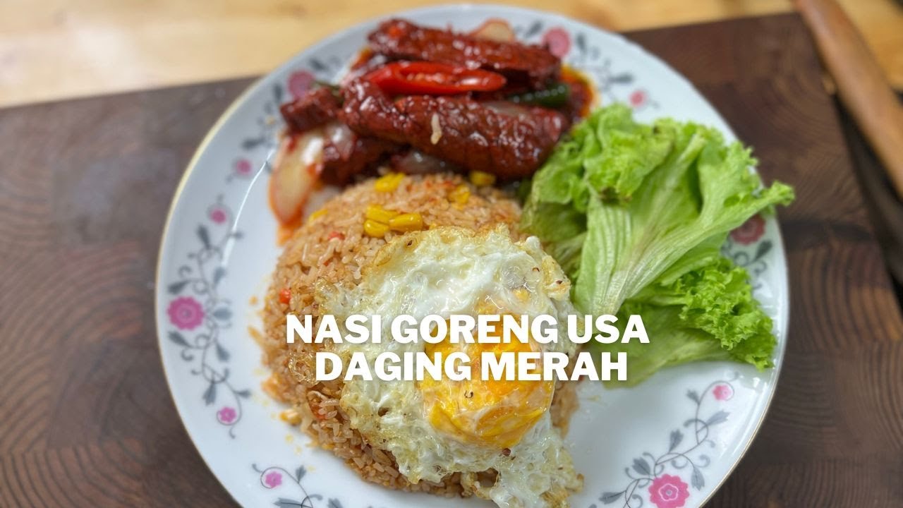 Nasi Goreng USA Daging Merah Ala Gerai |