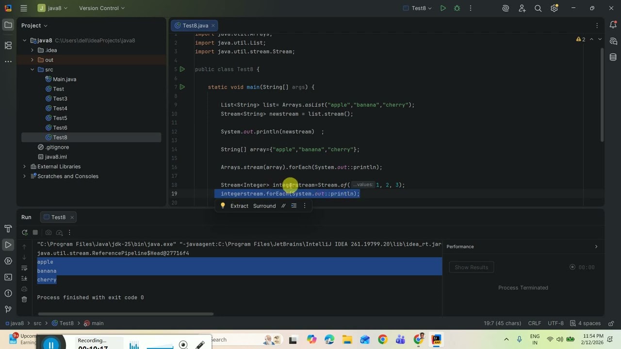 Java 8 Streams Why Streams How to Create Streams in Java Using String Integer List and Array