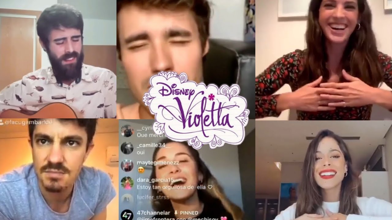 ELENCO DE VIOLETTA VUELVE A CANTAR CANCIONES (2020)