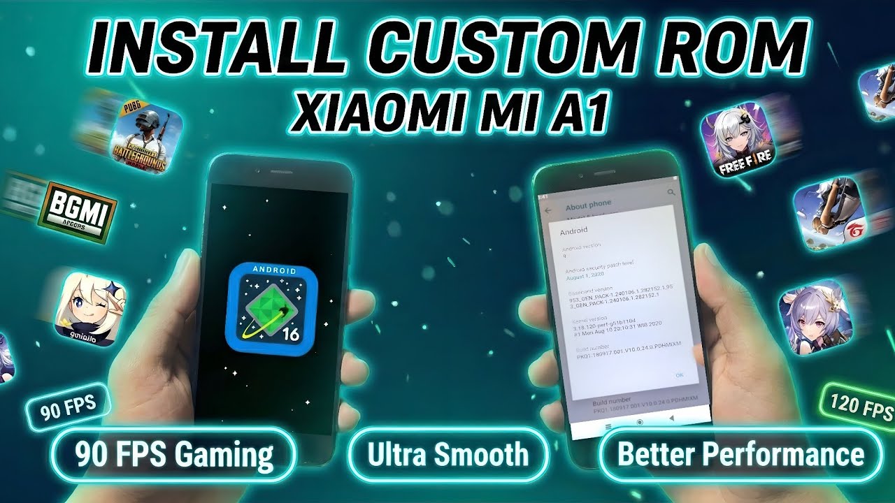 Как установить кастомную прошивку на Xiaomi Mi A1