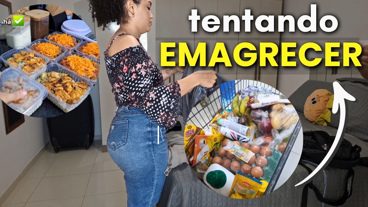 TENTANDO EMAGRECER +  MARMITAS da SEMANA| organizando a semana 😮‍💨💪🏼