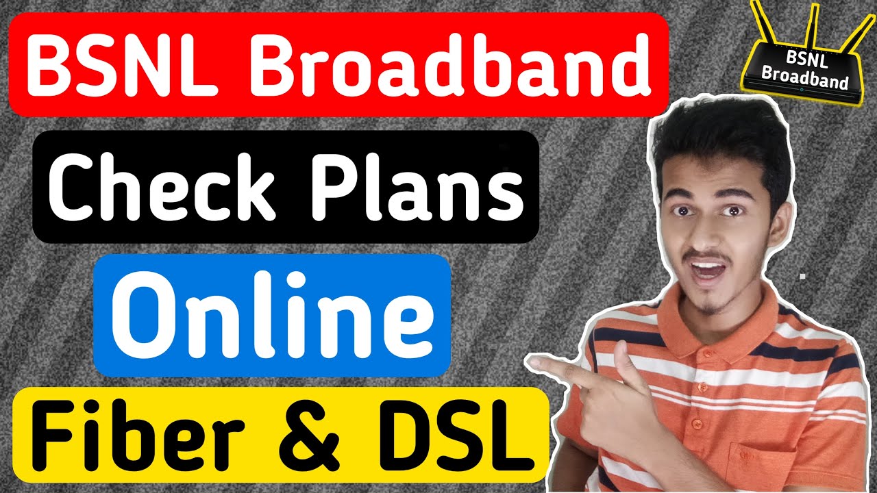 How to Check BSNL Broadband Plans Online | BSNL Broadband latest Plans Online | Check BSNL WIFI Plan