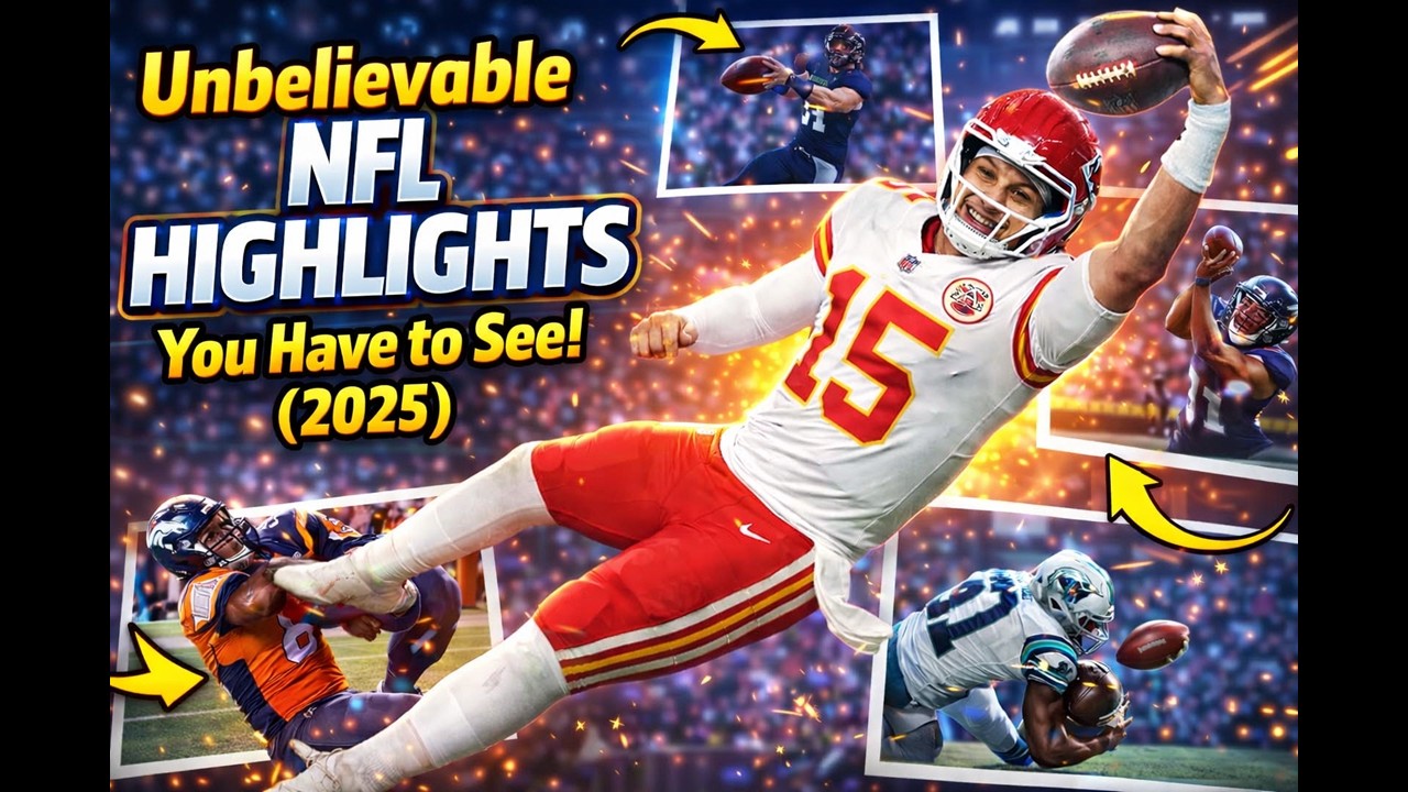 Unbelievable NFL Highlights You Have to See! (2025)