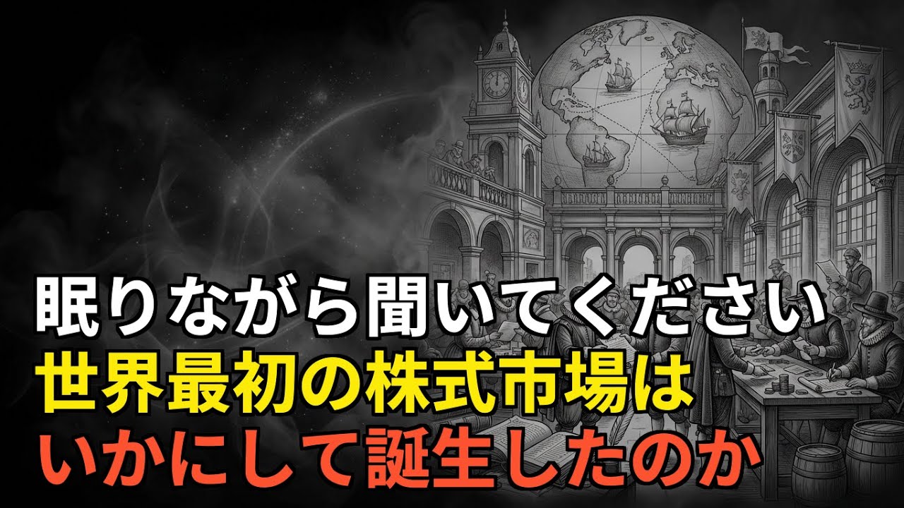 🌙 眠る前に聴く 世界最初の株式市場はどのように生まれたのか #睡眠ドキュ