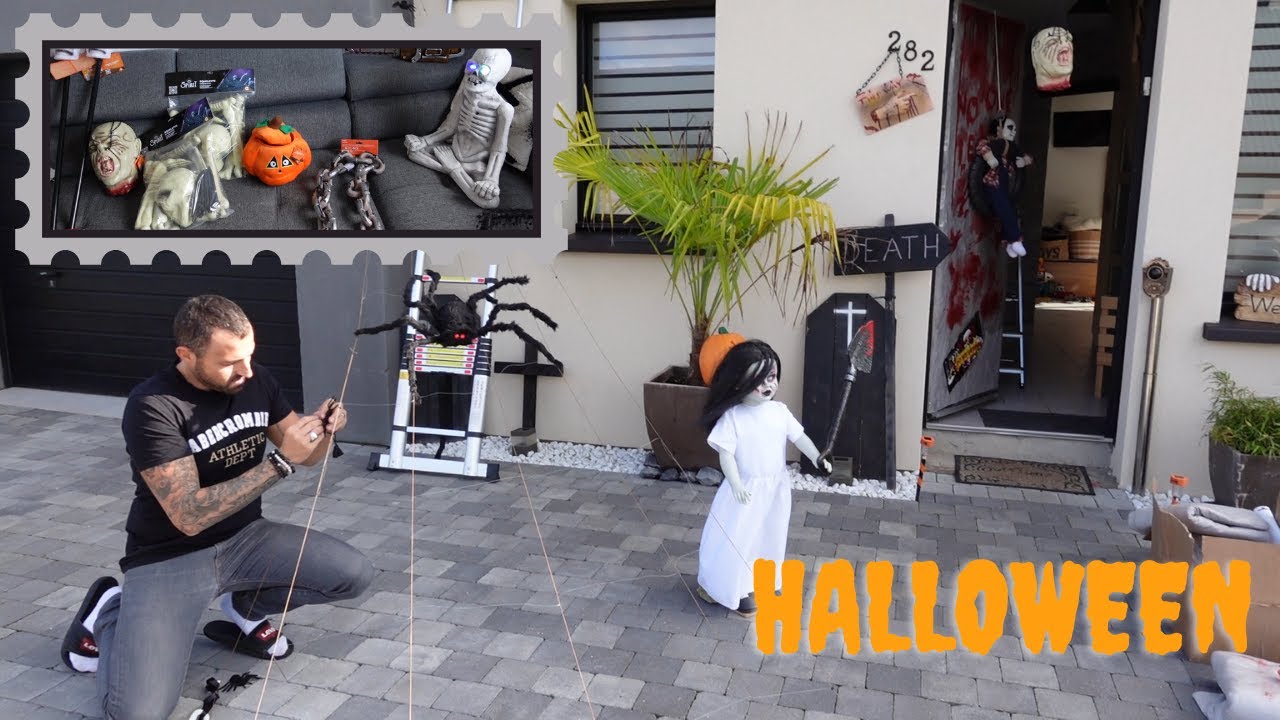 ACHATS D'HALLOWEEN ET INSTALLATION DE LA DÉCO