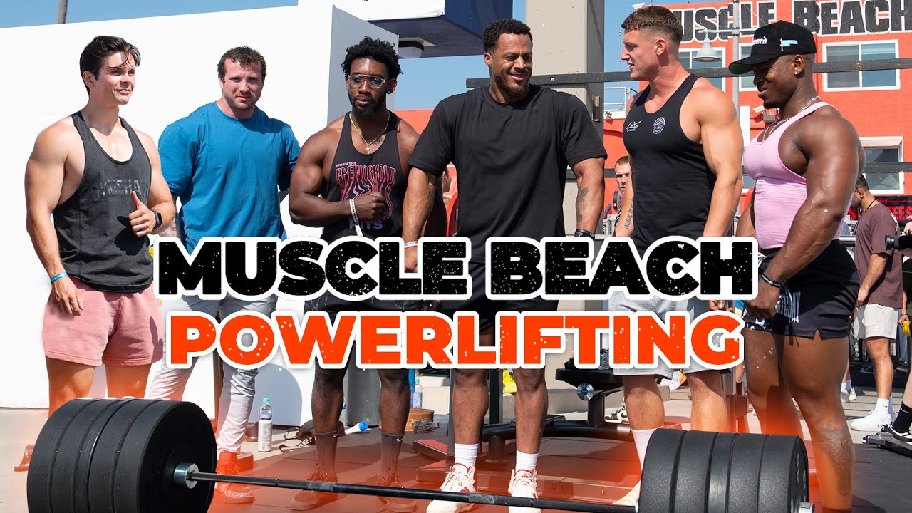 Muscle Beach Powerlifting Motivation | MattDoesFitness, John Haack, Sawyer Klatt, Stefi Cohen & More