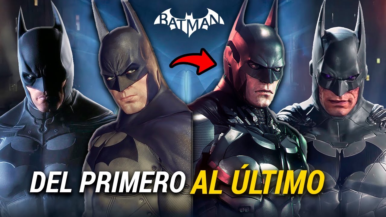 Evolución de TODOS los Trajes de Batman Arkham