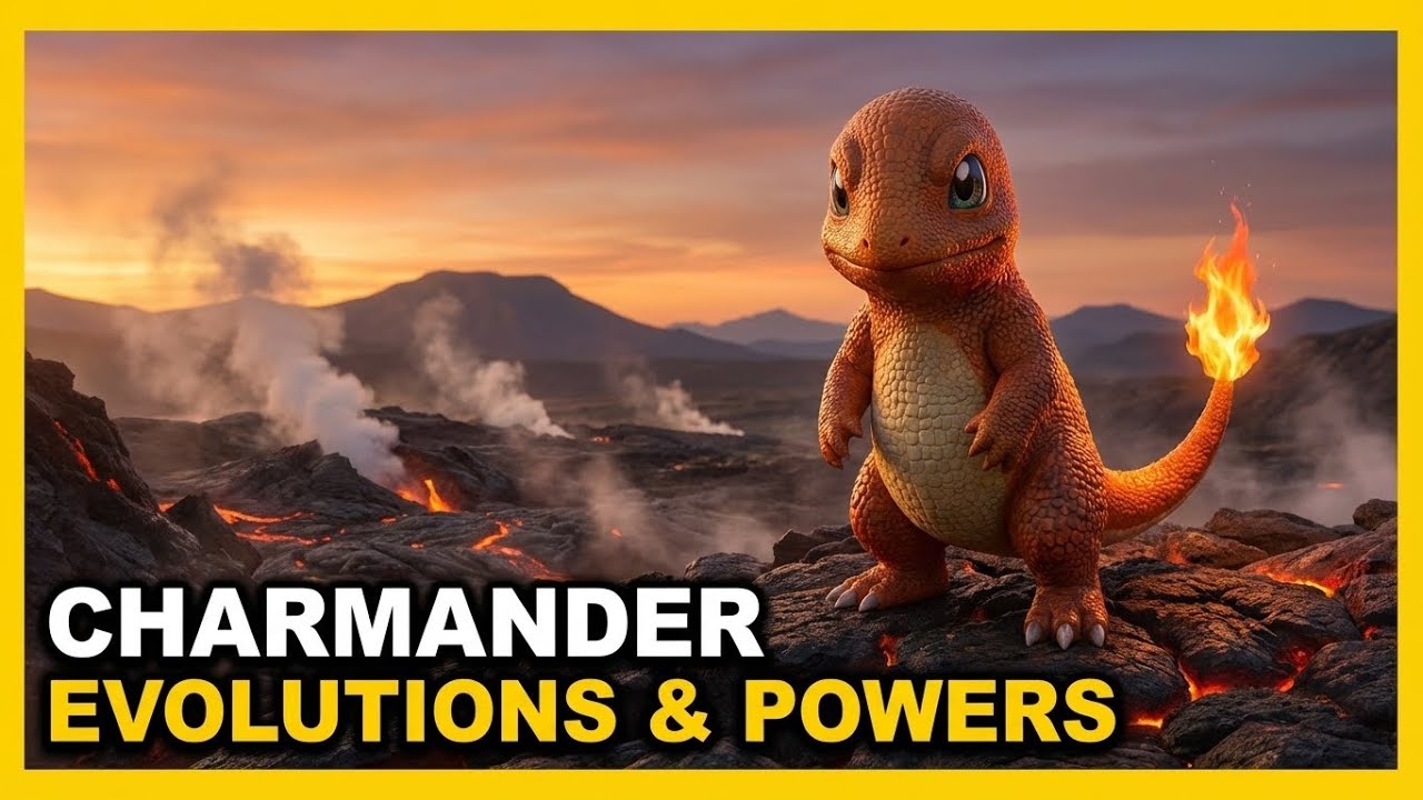 Real-Life Pok&eacute;mon: Charmander to Charizard Documentary | Kanto Region (Reimagined With AI)