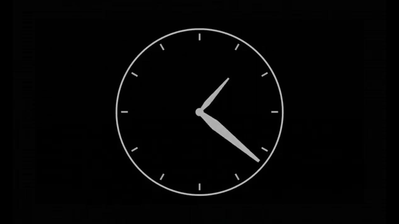 Steady Clock Ticking Noise 😴 Black Screen  Helps Insomnia & Racing Thoughts