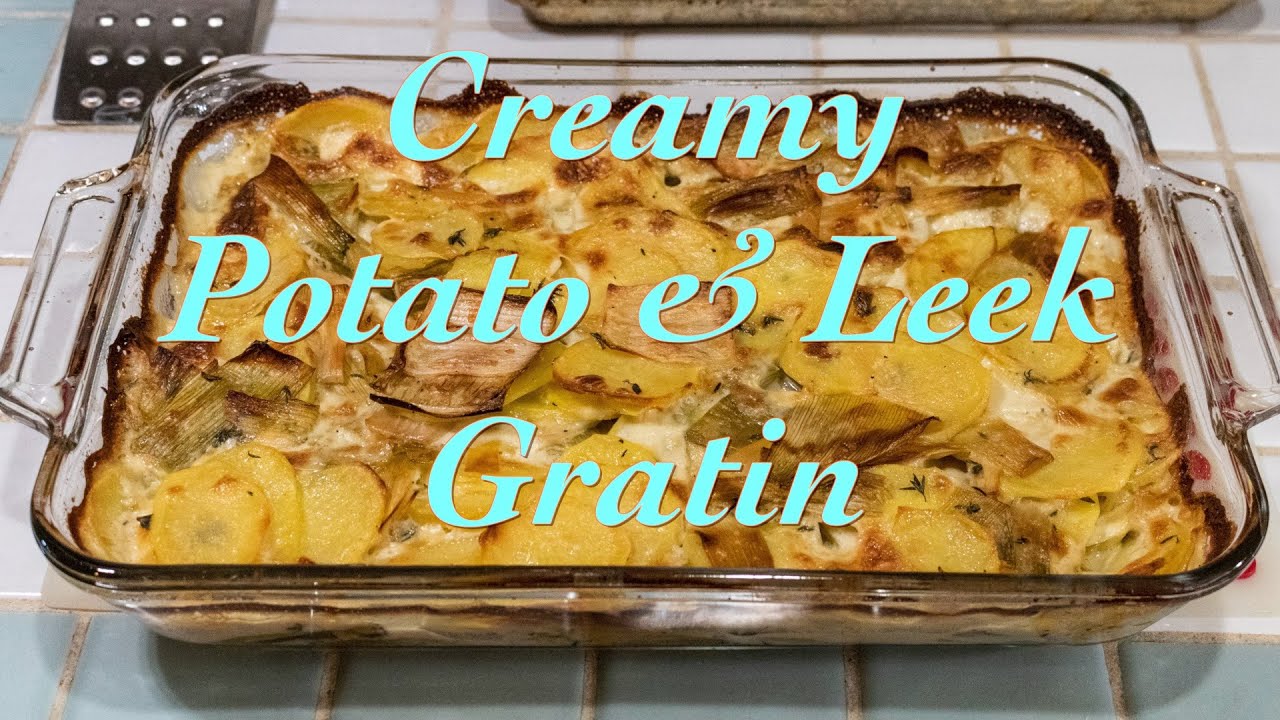 Creamy Potato & Leek Gratin (from the final issue of Gourmet magazine!)