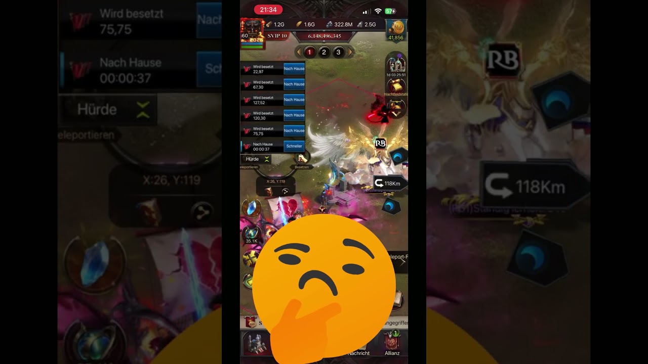 Clash of KIngs DC TAP vs 545   Nezuko