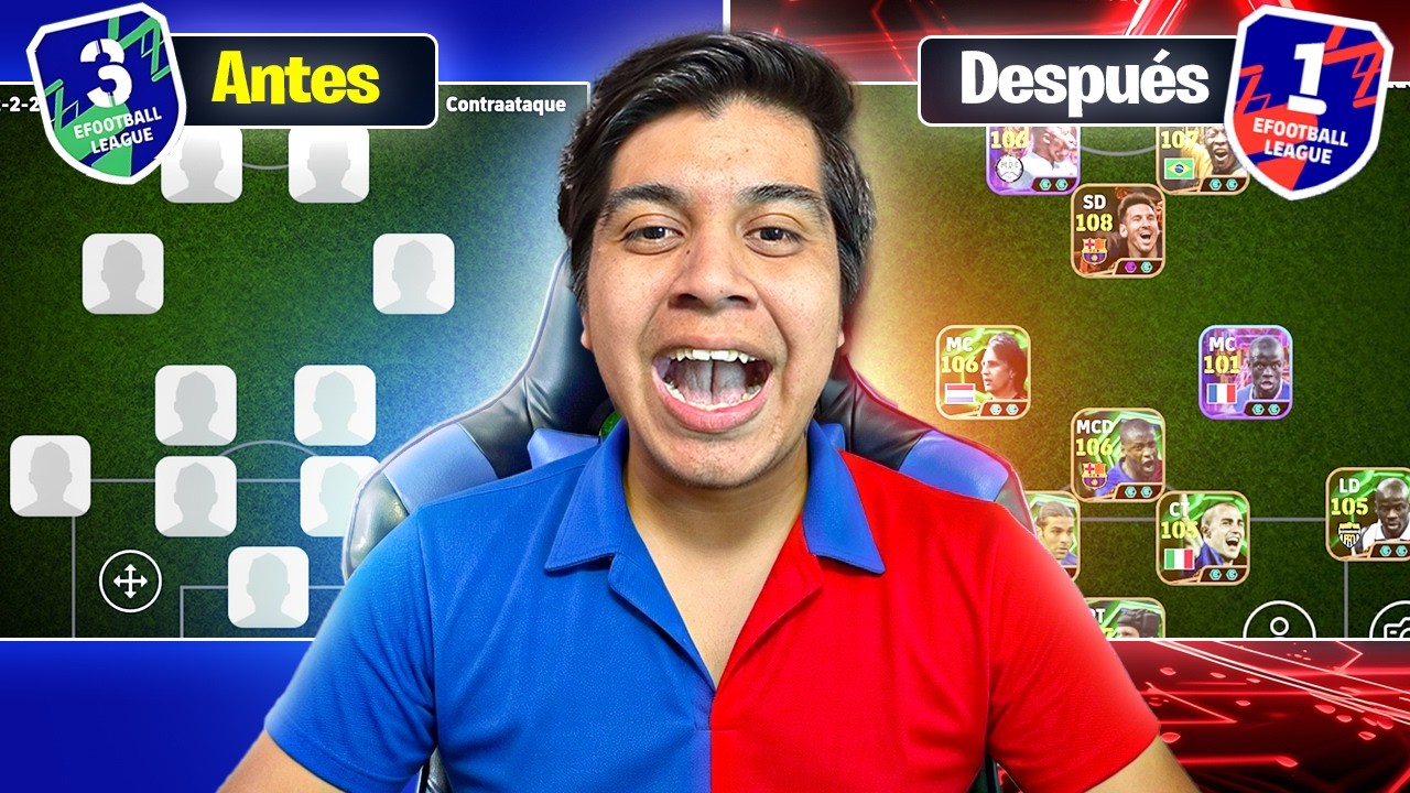 Mejoré la Cuenta de un SUSCRIPTOR y lo Llevé a DIVISIÓN 1 🤯⚽