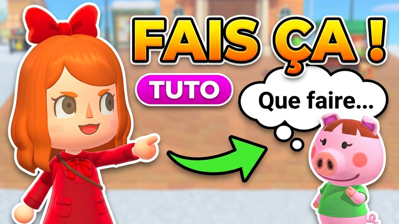 COMMENT FAIRE PARTIR UN HABITANT FACILEMENT DANS ACNH #animalcrossingnewhorizons #acnhfr