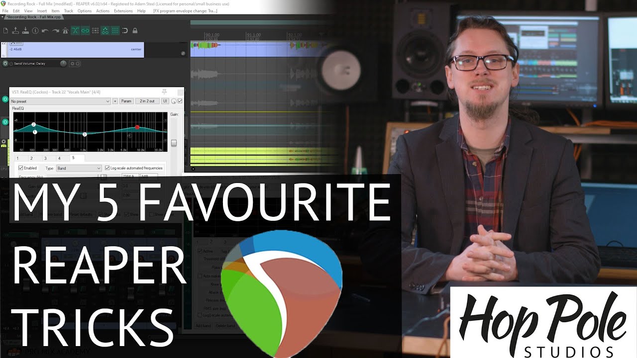 Мои 5 любимых трюков с DAW Reaper