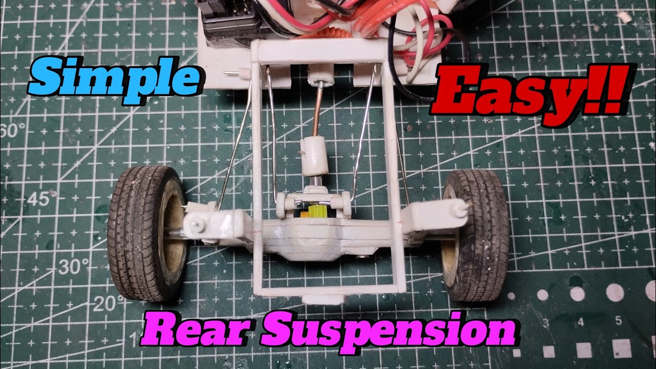 Rear Suspension ( Making Mini RC Trophy Truck Project )