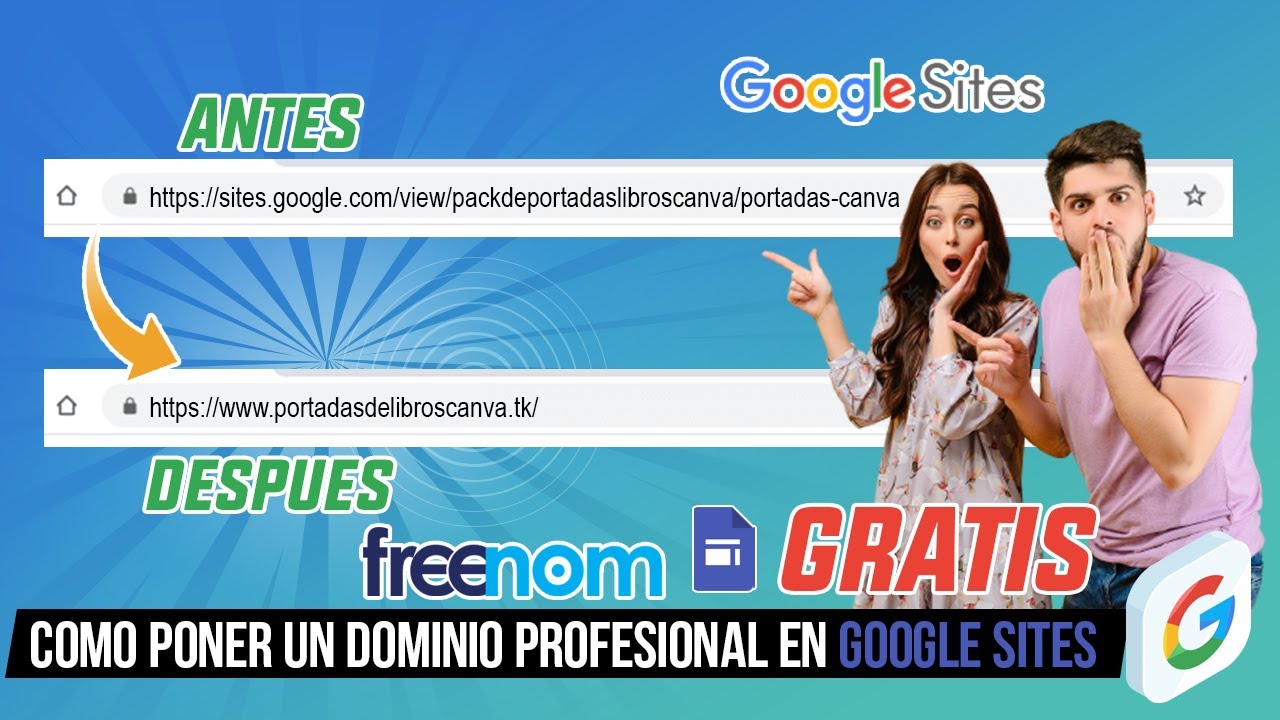 Cómo crear un dominio gratuito y ponerlo en Google Sites 2022