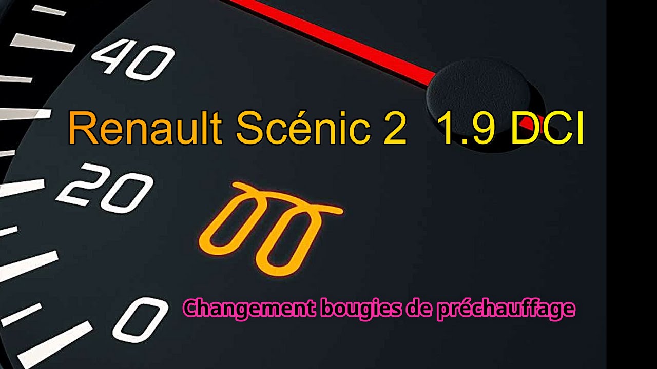 Renault Scénic 2 / 1.9 DCI - Changement des bougies de préchauffage