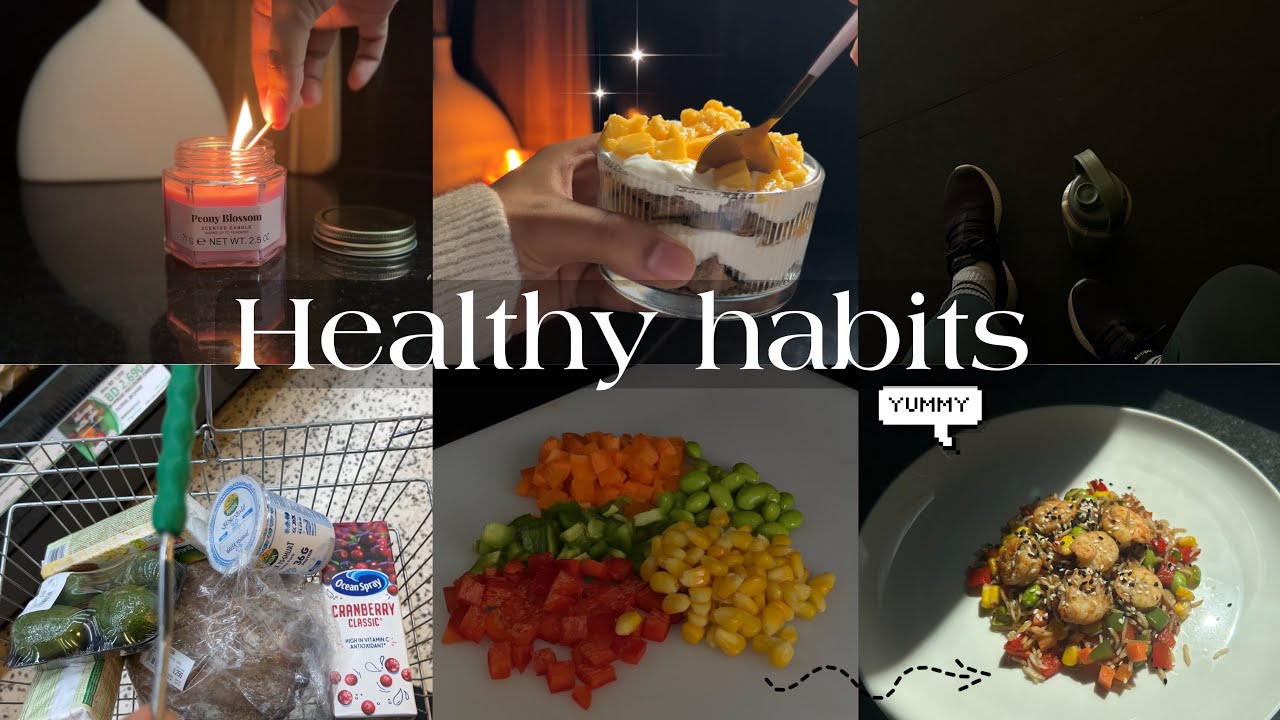 فلوق روتيني و عاداتي الصحية اللي غيرت حياتي للأفضل🌱، اكل صحي، رياضة، ترتيب | healthy habits