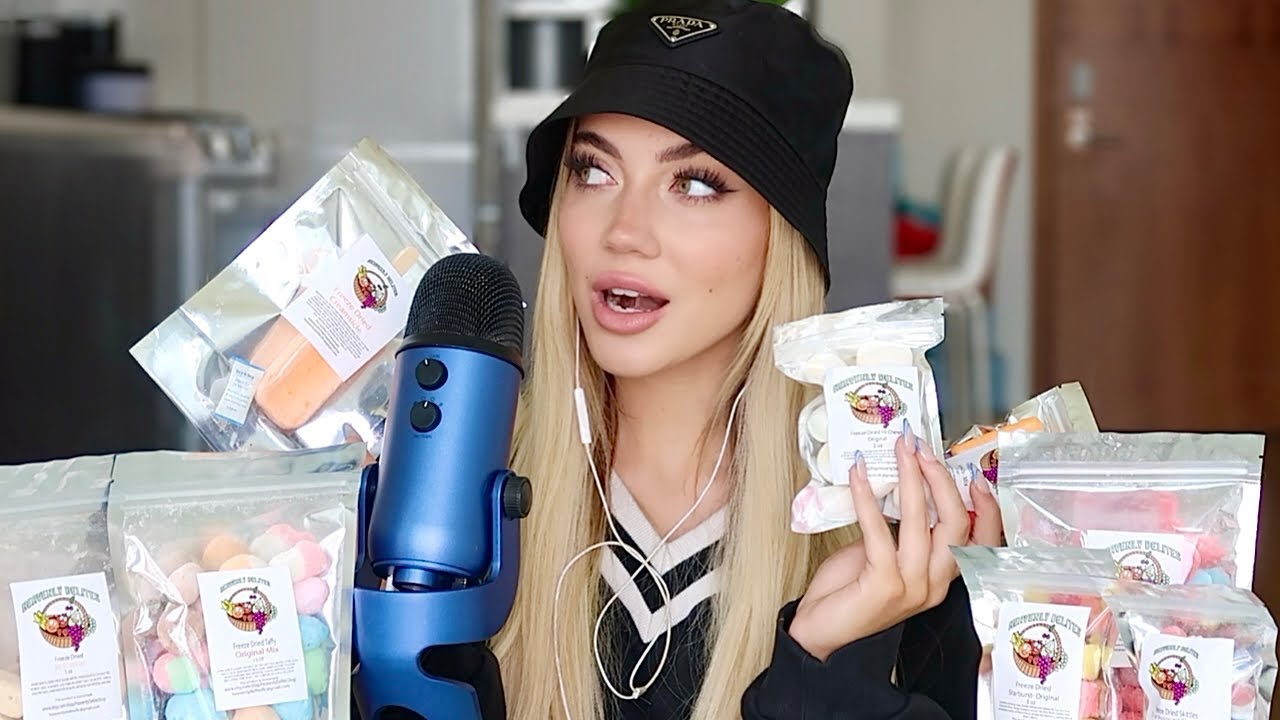 ASMR Trying Freeze Dried Candy!