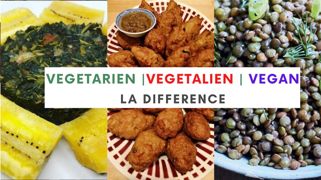 La différence entre un végétarien, un végétalien et un végan #exotarien #végétarien