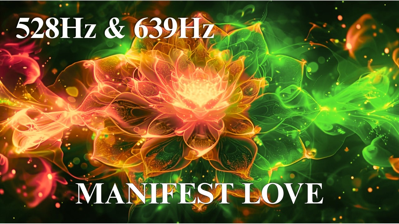 528Hz & 639Hz Love Frequency • Manifest Love & Heart Chakra Healing