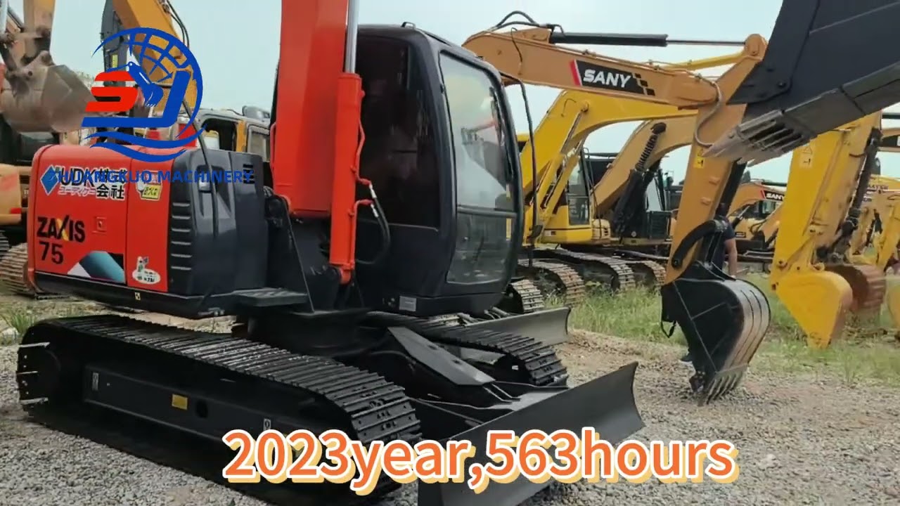 Тест-драйв Экскаватор Hitachi ZX75