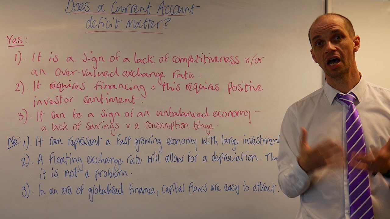 Does a Current Account Deficit matter