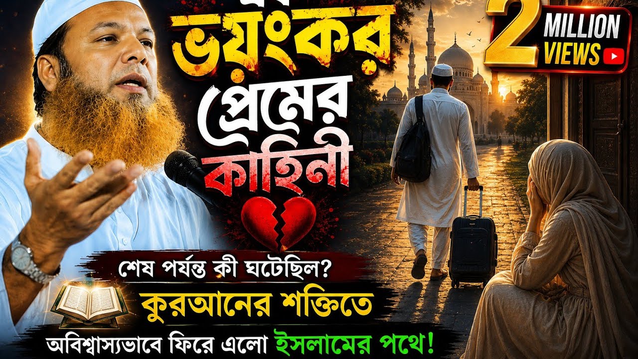 এক যুবকের ভয়ঙ্কর বাস্তব প্রেমের কাহিনী।আল্লামা  বাসেত খান। Allama Baset khan new Bangla waz.
