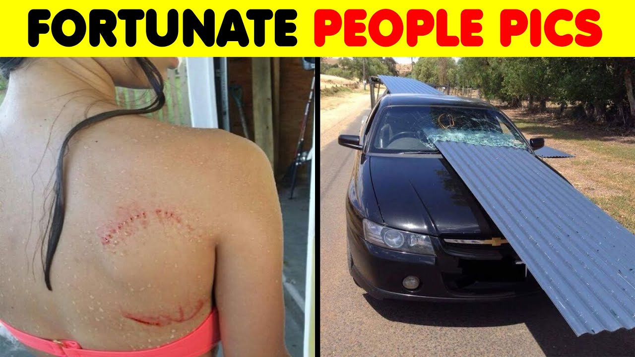 Amazing Photos Of People Experiencing Unbelievable Luck