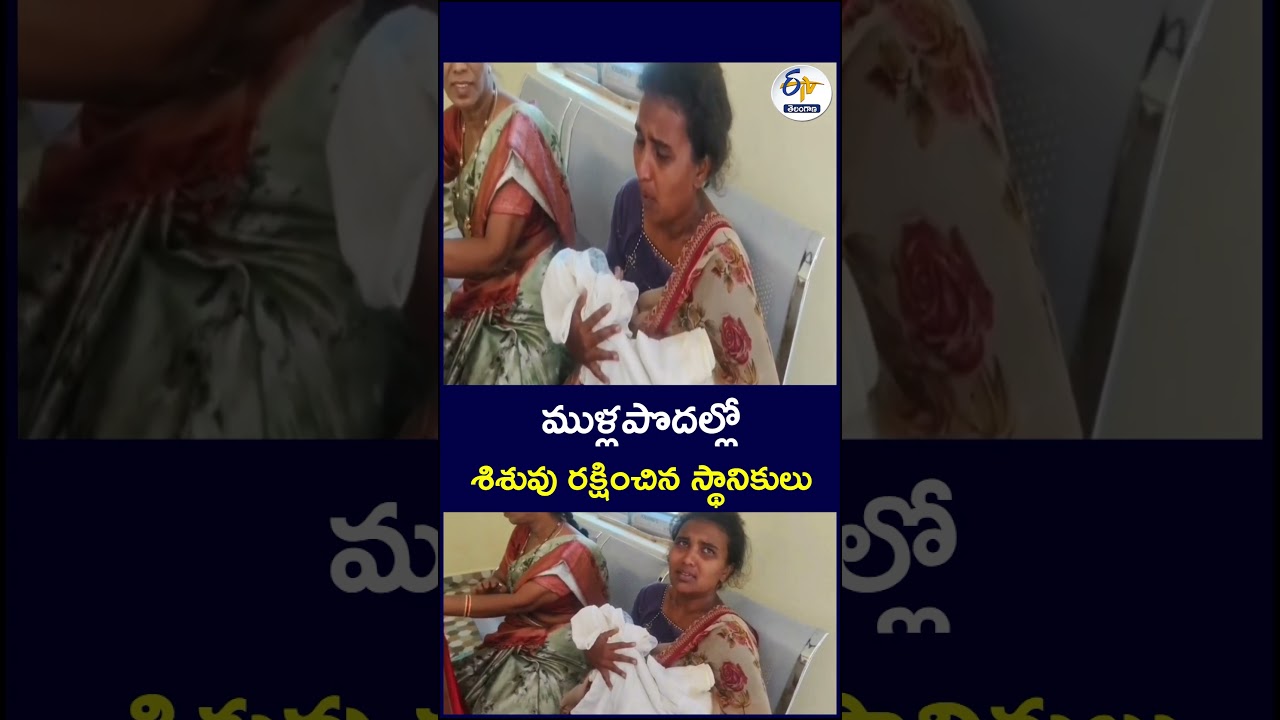 ముళ్లపొదల్లో శిశువు రక్షించిన స్థానికులు  #BhadradriKothagudem #Dammapeta #Patwarigudem