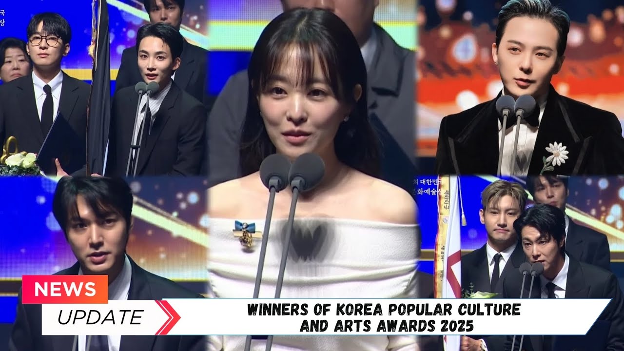 Winners of Korea Popular Culture and Arts Awards 2025