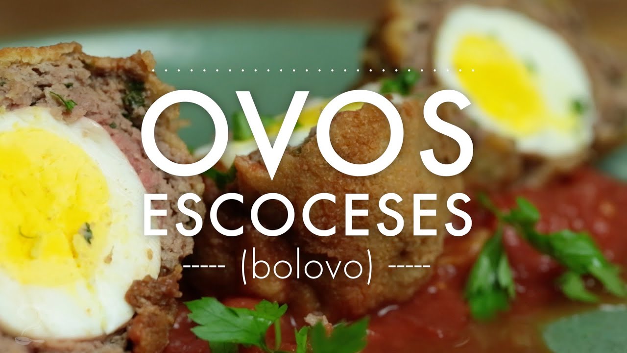 Como fazer BOLOVO (Ovos Escoceses) com Molho de Tomate | Gourmet a dois