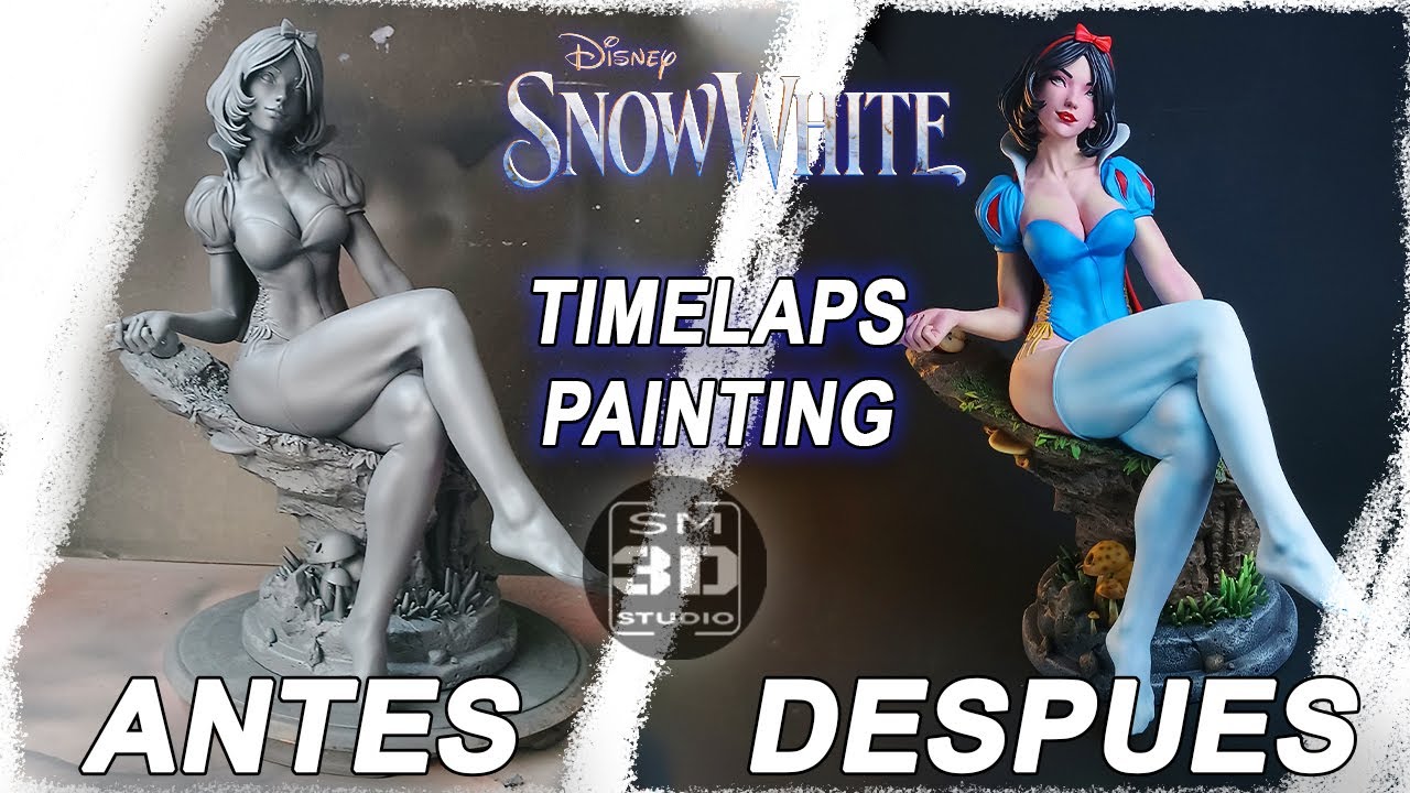 Como Lo Pinte TimeLaps SnowWithe (Blanca Nieves)