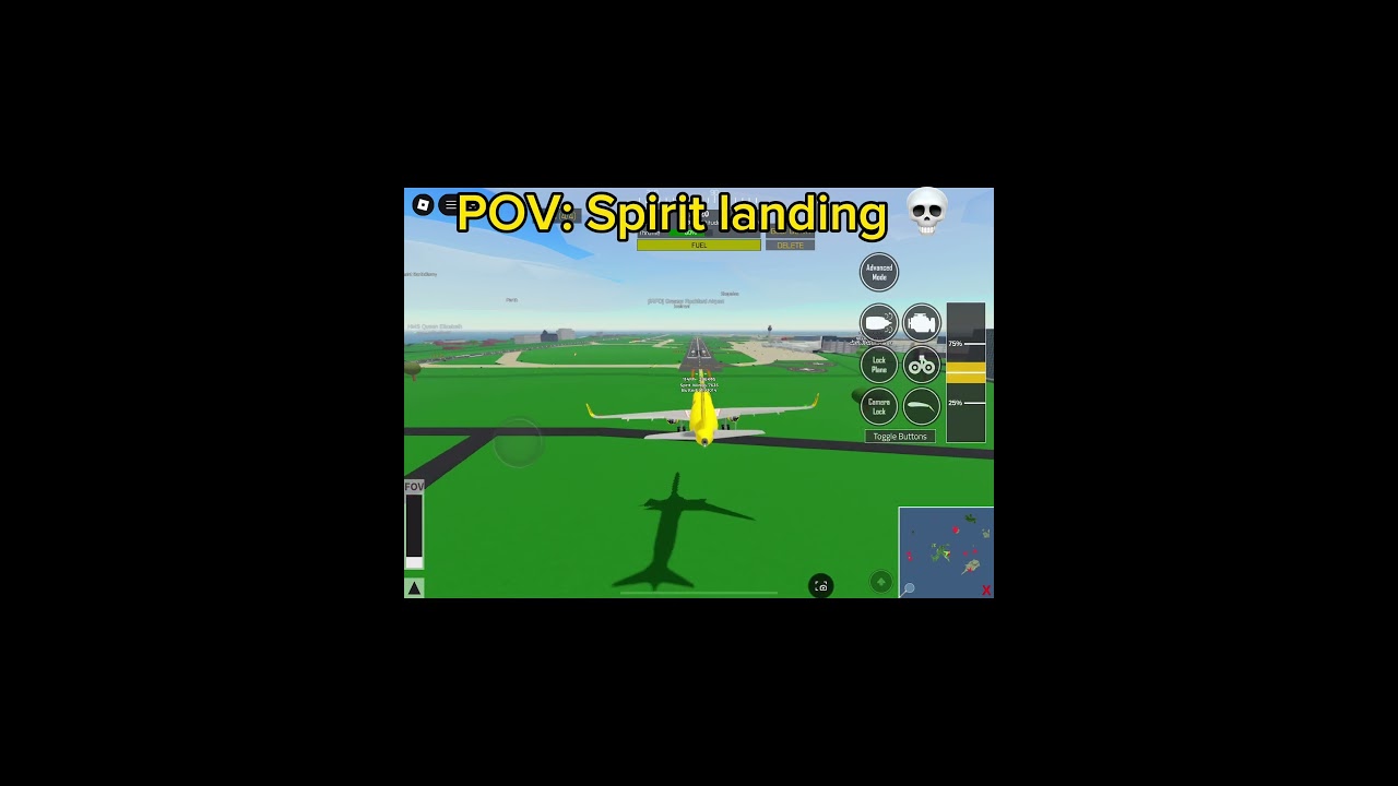 POV spirit landing 💀💀#ptsf #spirit